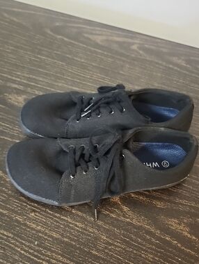 Whitin Barefoot Shoes Euro 42 Black Minimalist Knit Wide Box Toe